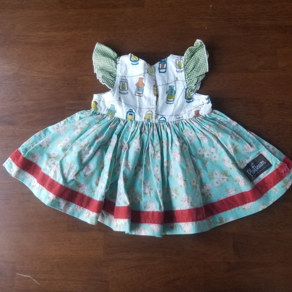 RARE Platinum Matilda Jane Twirl Tank Dress sz 2 - Picture 2 of 5